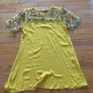 Floral Aplique Dress